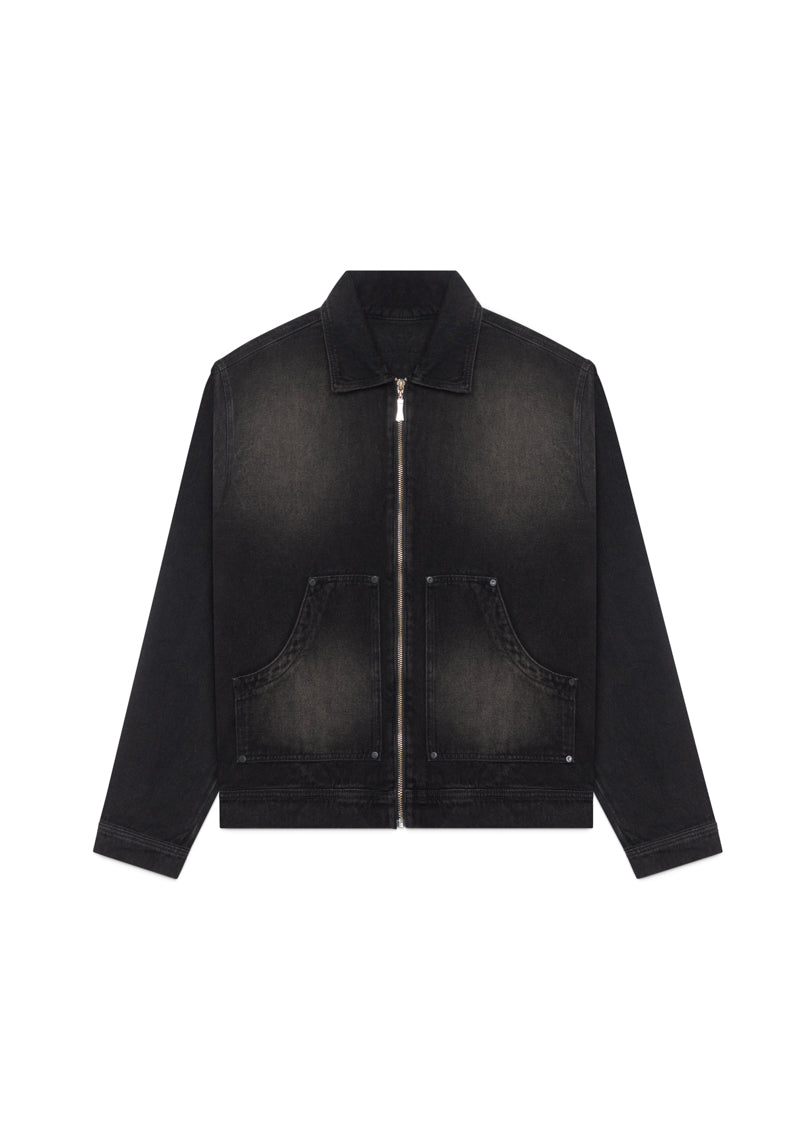 Monclair washed black brown jacket