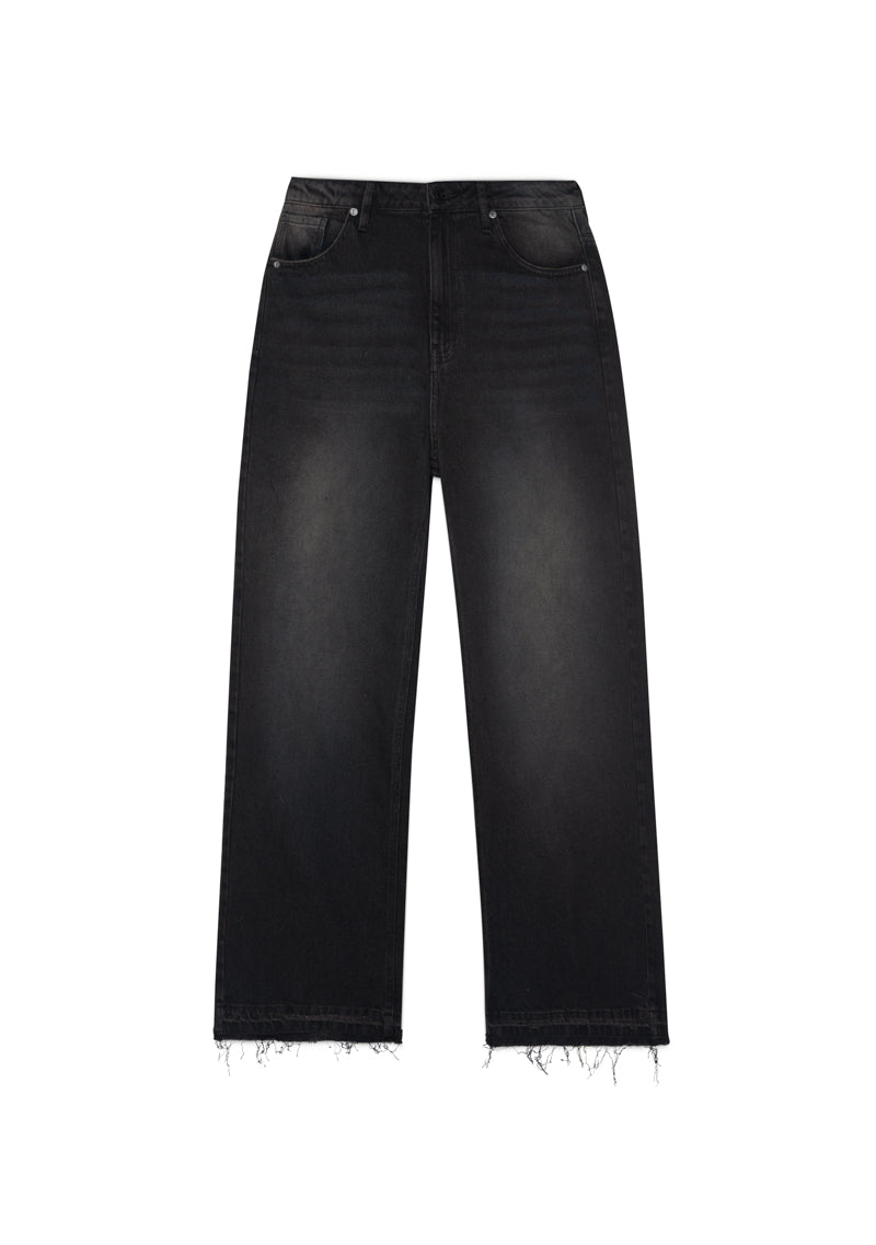 Monclair washed black brown jean