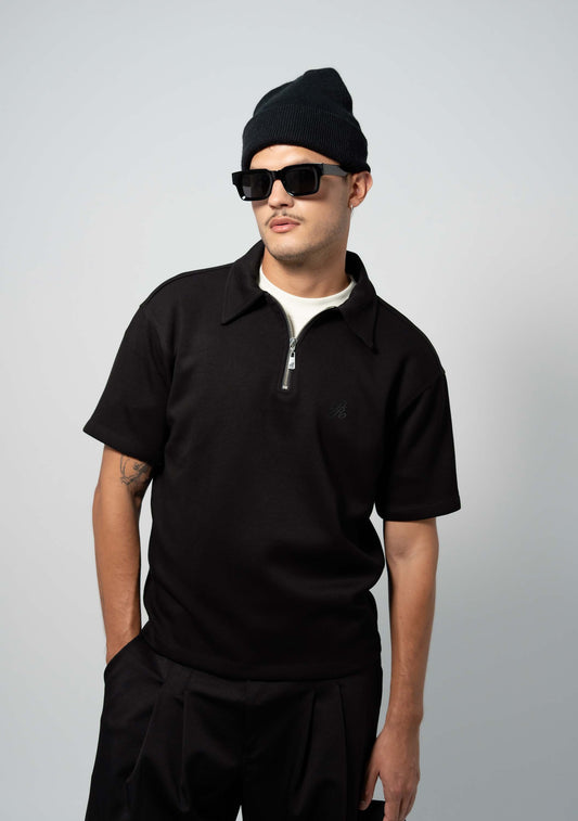Still Hungry Black Polo