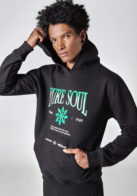 Black Pure Soul Hoodie