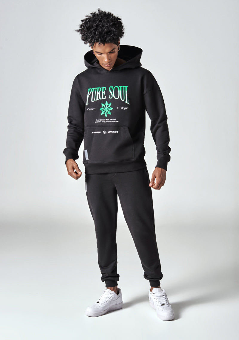 Black Pure Soul Hoodie