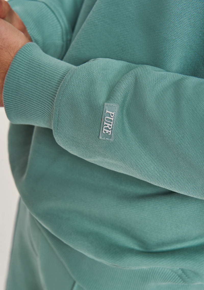 Basic Washed Green Pullover