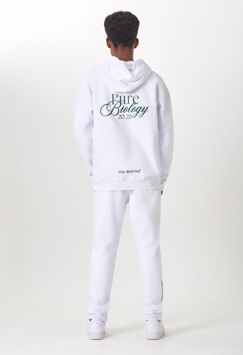 Biology White Hoodie