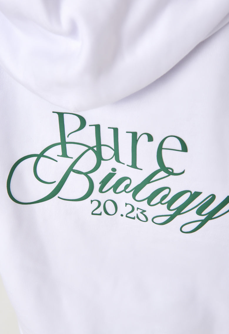 Biology White Hoodie