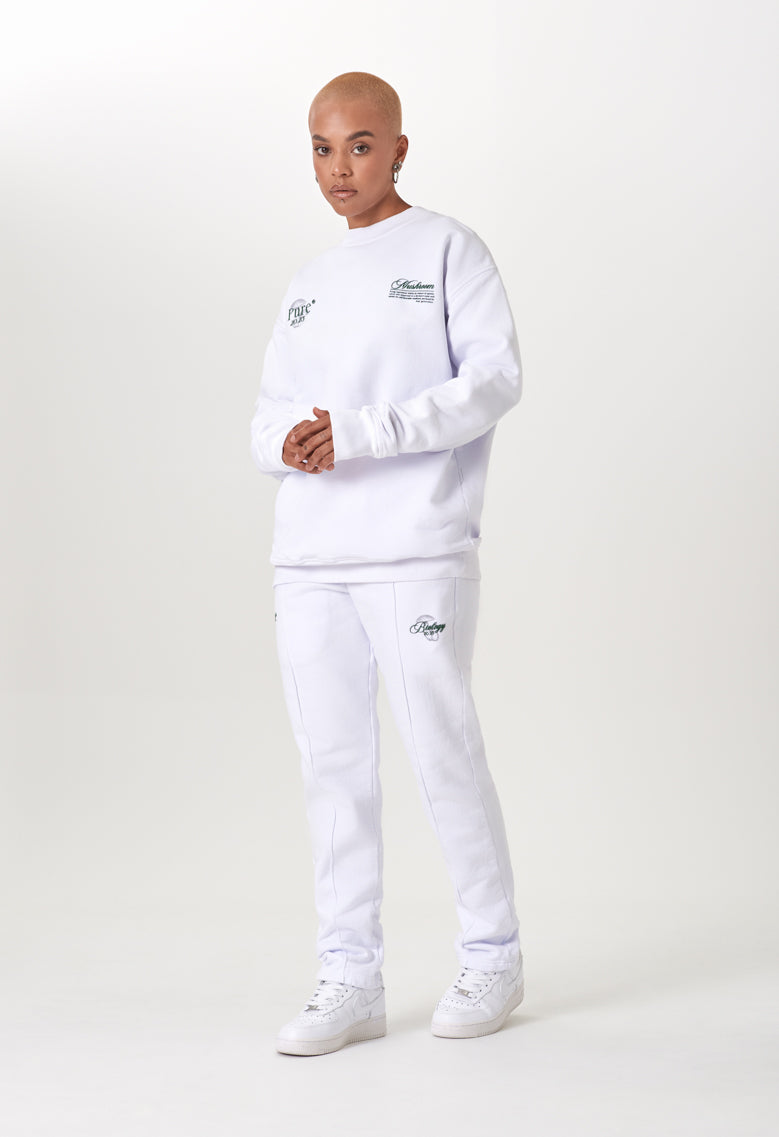 Biology White jogger