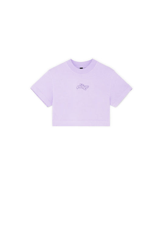 PURE2K Lilac Crop Top