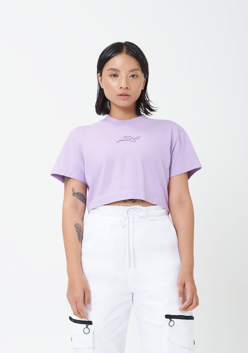 PURE2K Lilac Crop Top