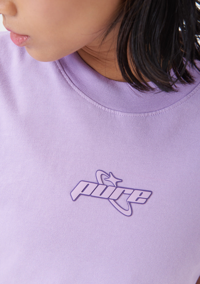 PURE2K Lilac Crop Top