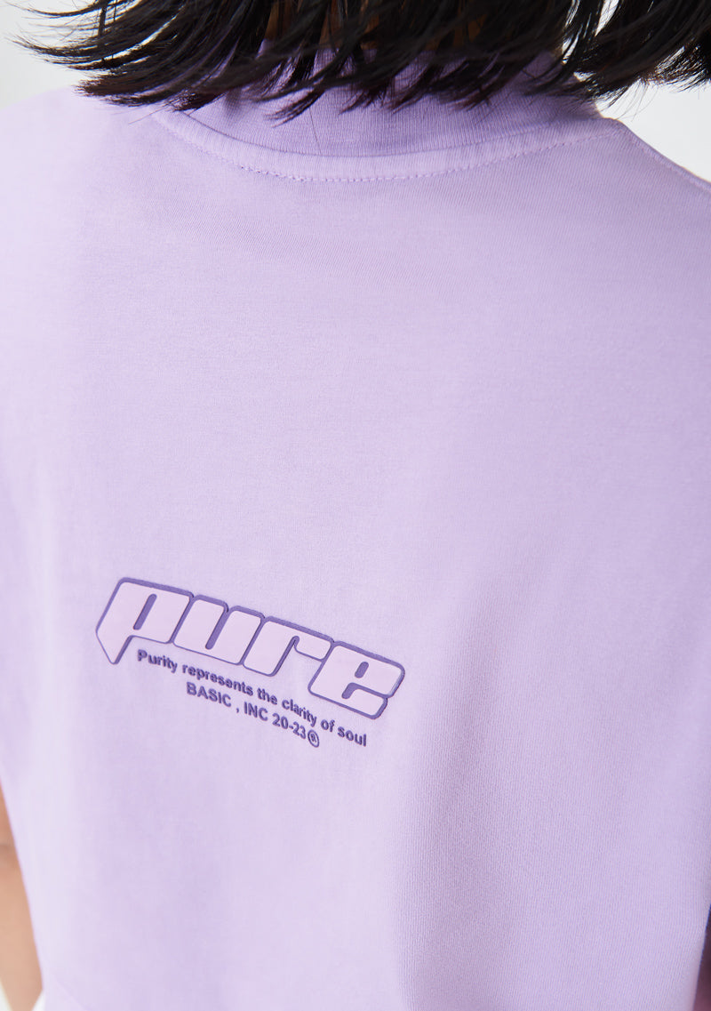 PURE2K Lilac Crop Top