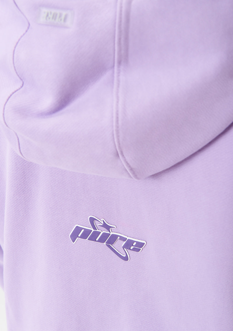 PURE2K Lilac Zip-Up Hoodie