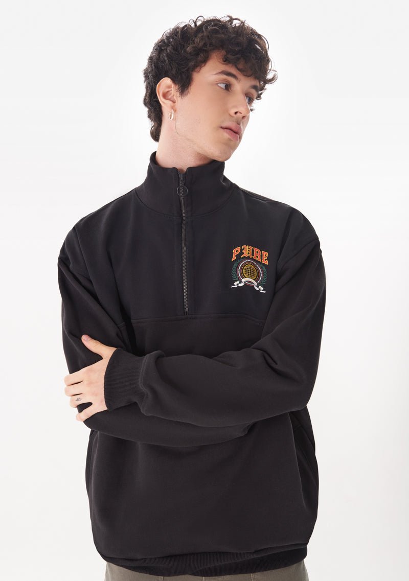 College Sweater Half zip