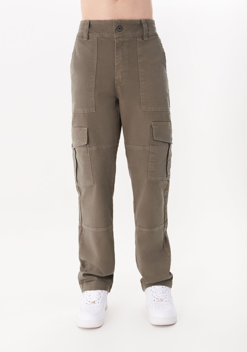 College dark green cargo pants