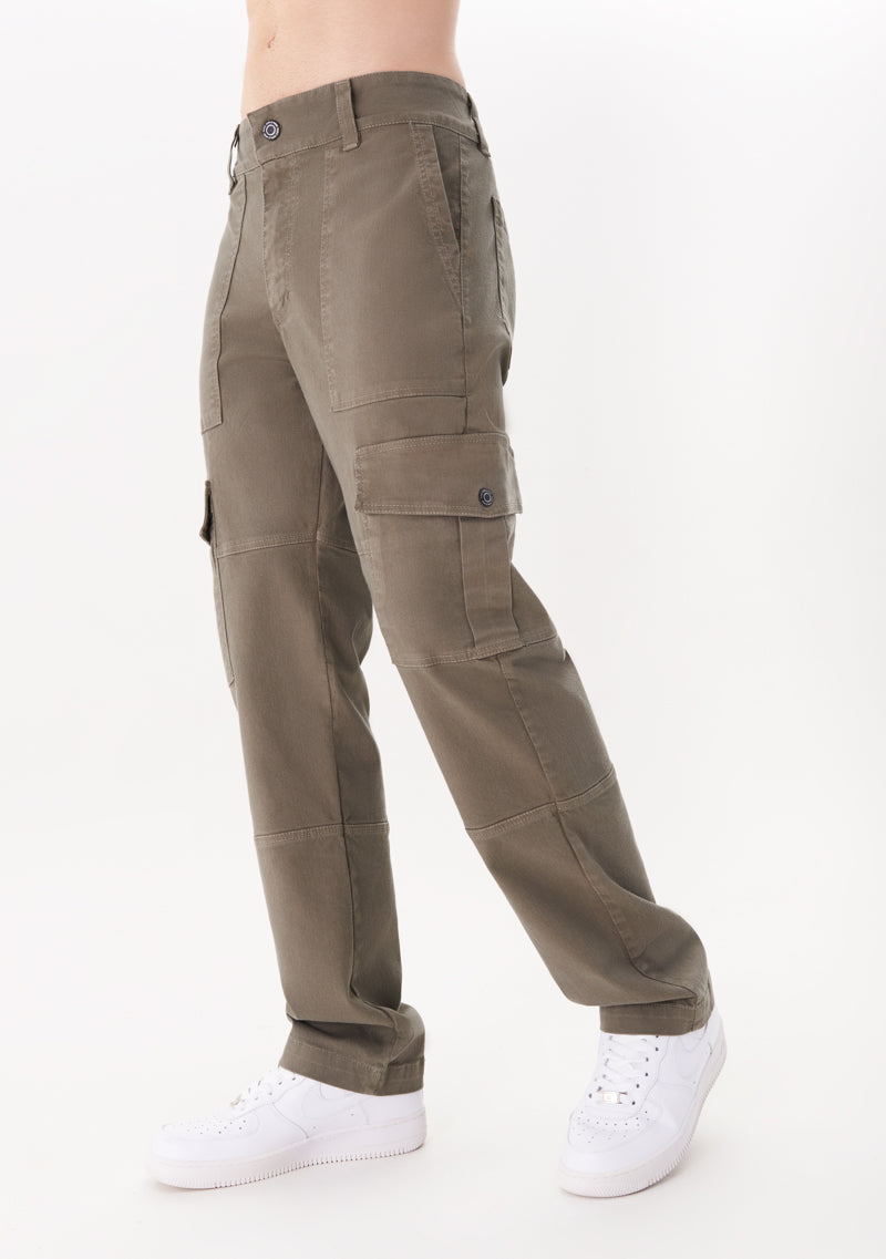 College dark green cargo pants