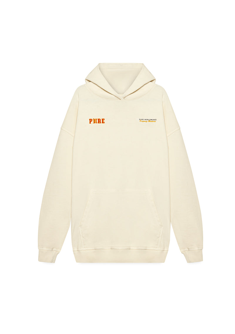 College Cream Hoodie