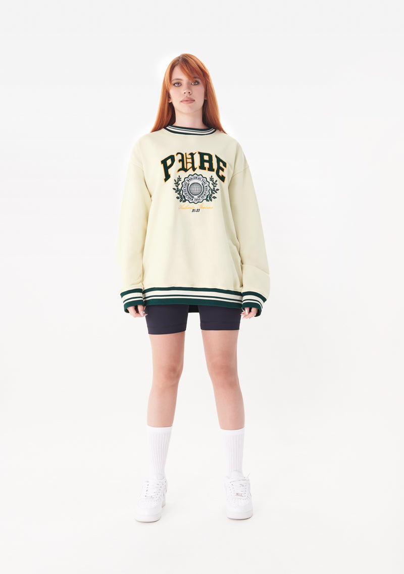 College Cream Pullover