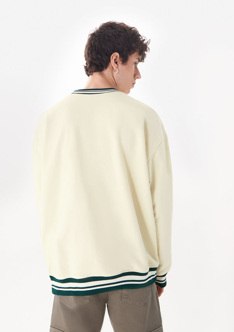 College Cream Pullover