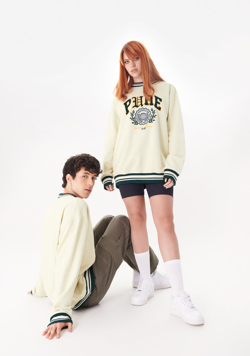 College Cream Pullover