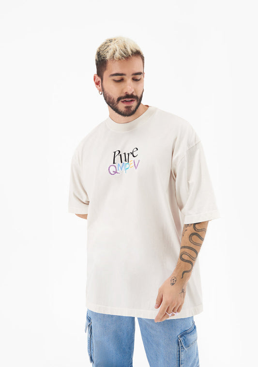 Q.M.P.E.V Cream T-shirt