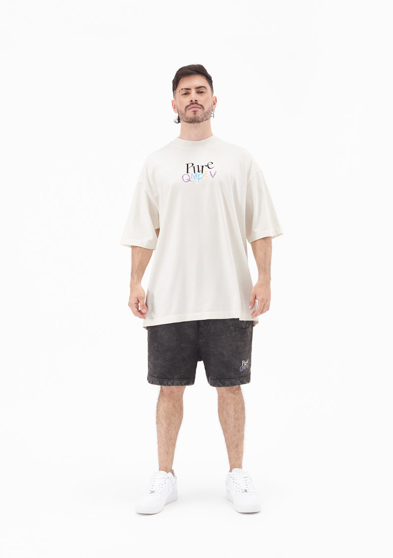 Q.M.P.E.V Cream T-shirt