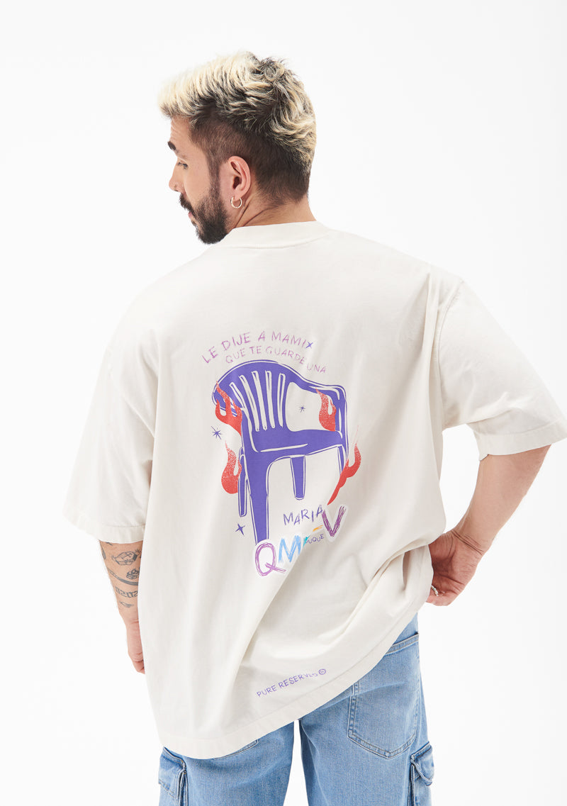 Q.M.P.E.V Cream T-shirt