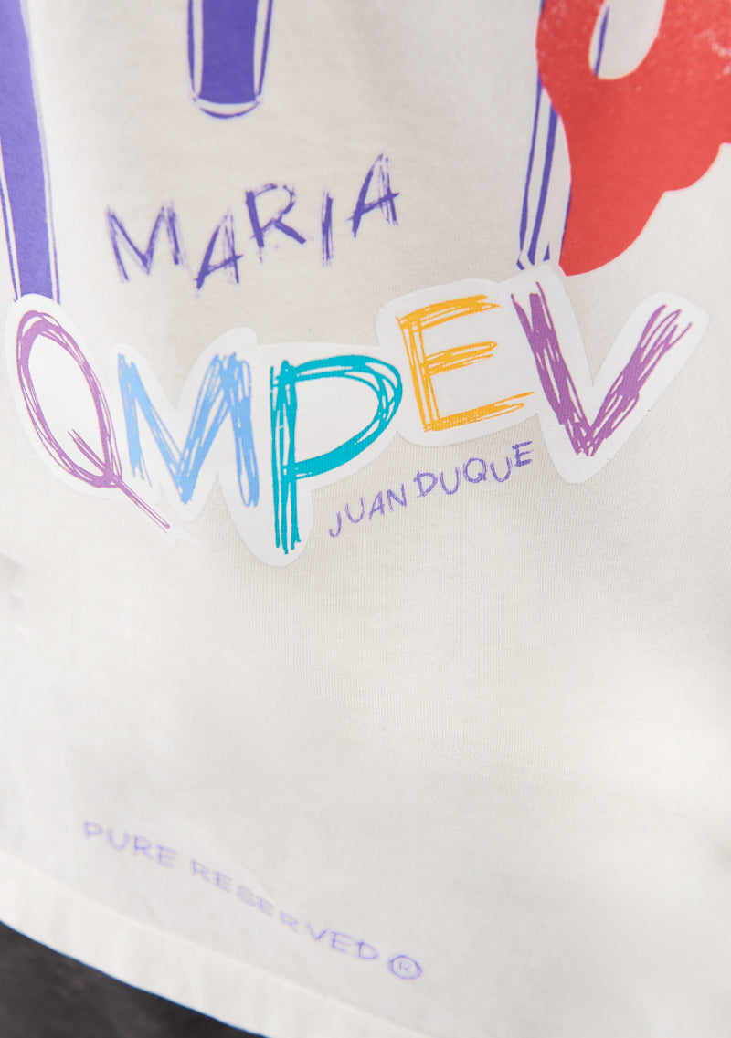 Q.M.P.E.V Cream T-shirt