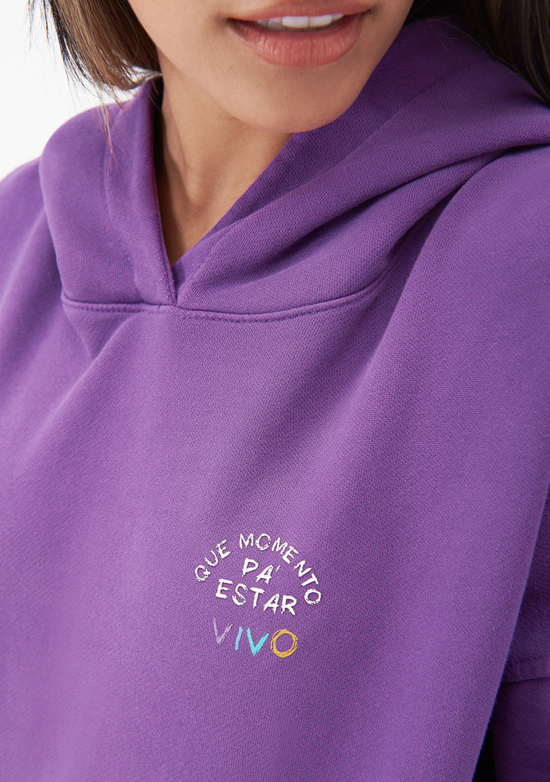 Q.M.P.E.V Purple Hoodie