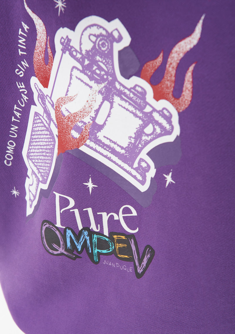 Q.M.P.E.V Purple Hoodie