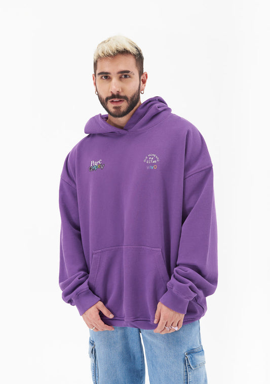 Q.M.P.E.V Purple Hoodie