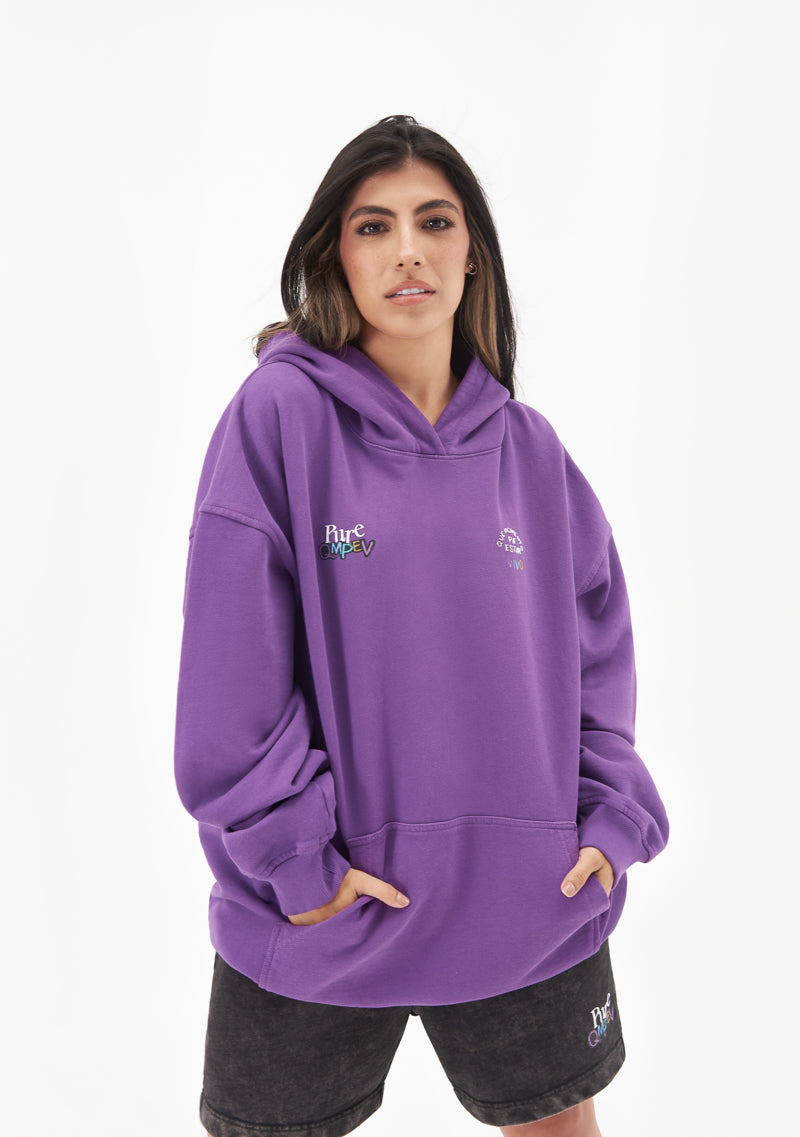 Q.M.P.E.V Purple Hoodie