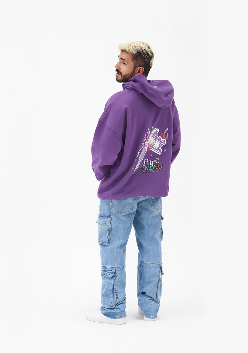 Q.M.P.E.V Purple Hoodie