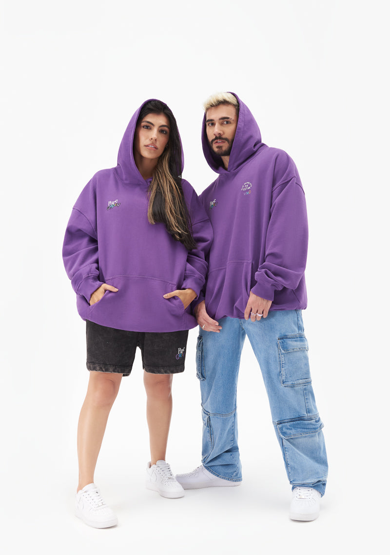 Q.M.P.E.V Purple Hoodie