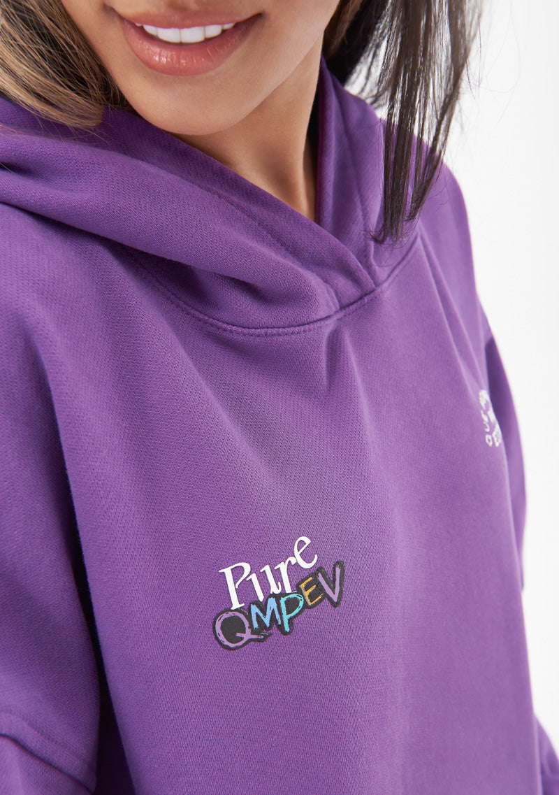 Q.M.P.E.V Purple Hoodie