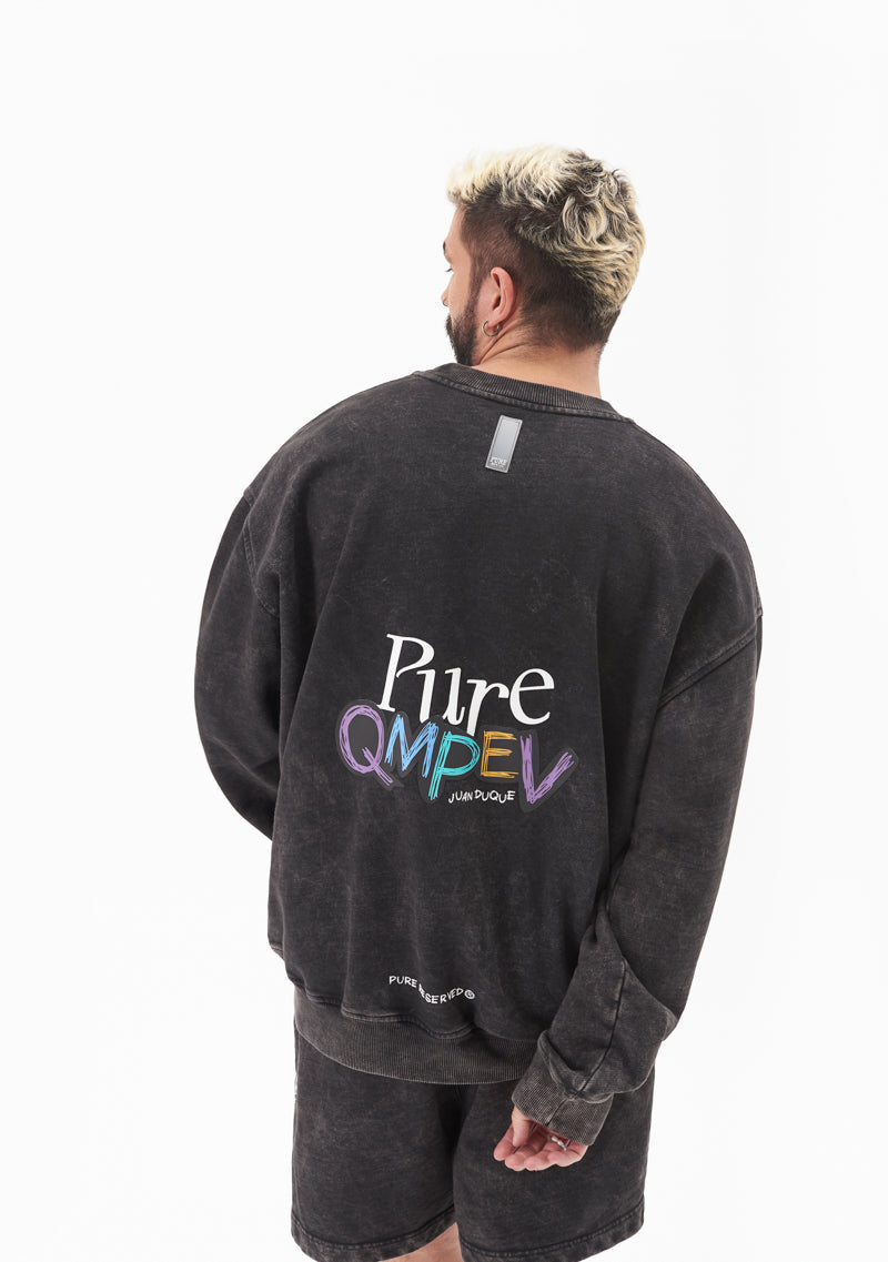 Q.M.P.E.V Black Pullover