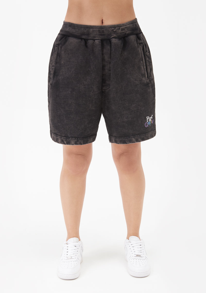 Q.M.P.E.V Black Shorts