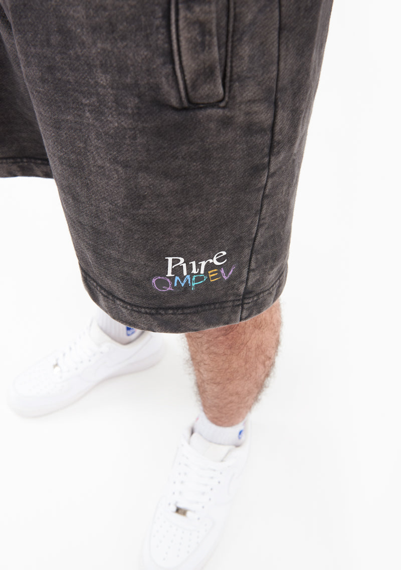 Q.M.P.E.V Black Shorts